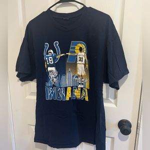 Vintage Indiana Pacers and Indianapolis Colts Tshirt